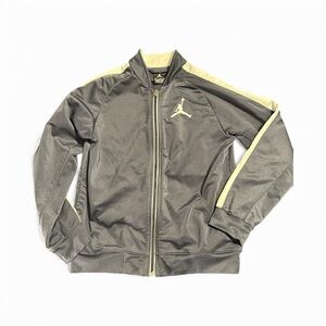 Jordan Kids Jacket in Gray and White